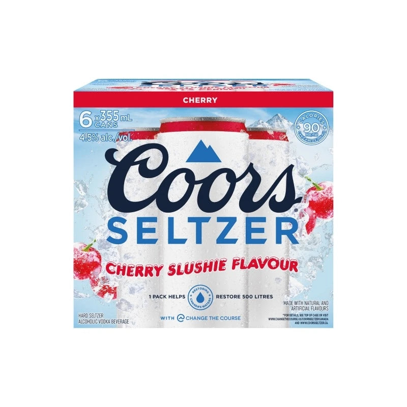 COORS SELTZER CHERRY SLUSHIE 355ML 6PK CAN @ Kelowna [1045553]