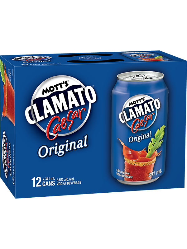 MOTTS CLAMATO ORIGINAL 341ML 12PK CAN