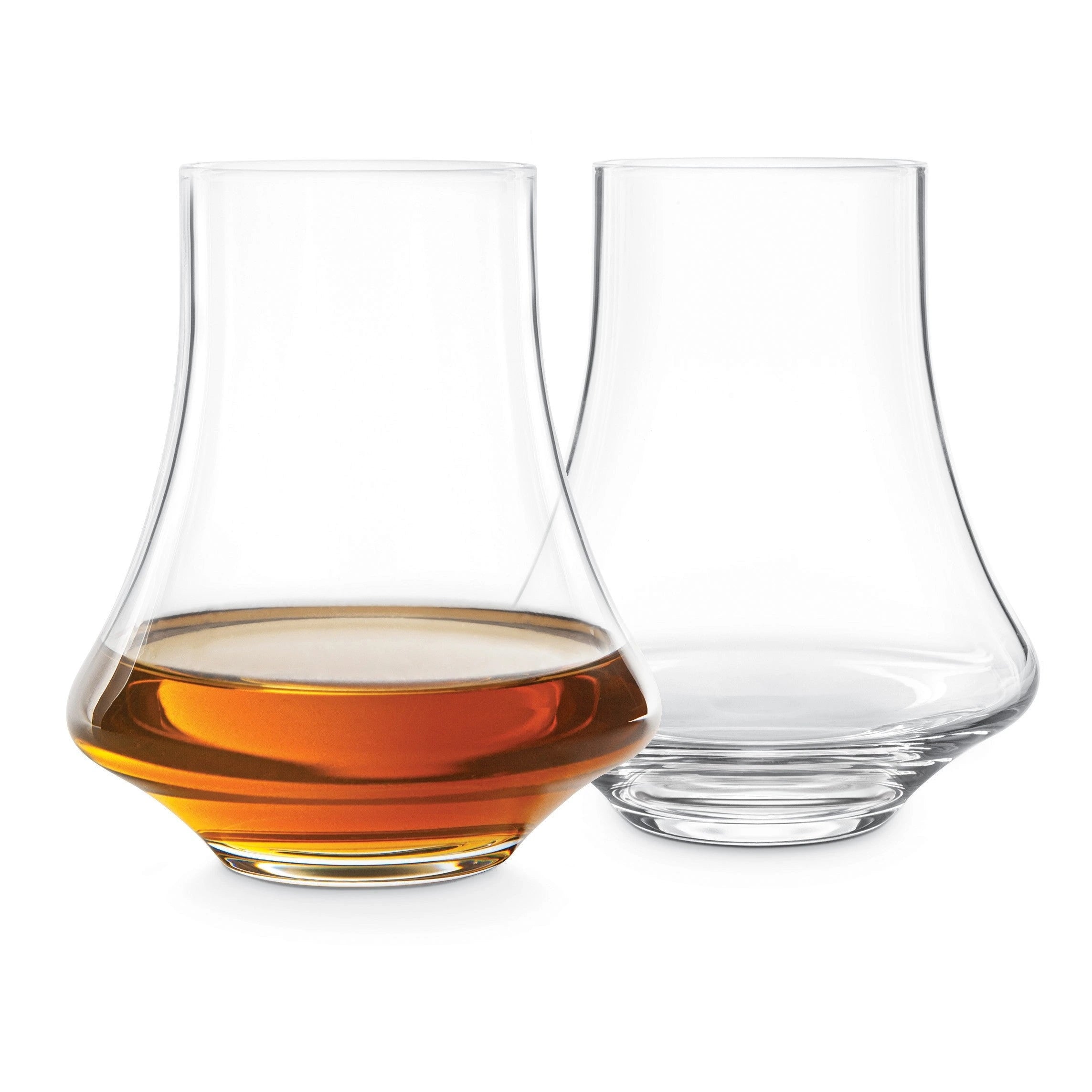 FINAL TOUCH REVOLVE SPIRITS TASTING GLASS 2PK