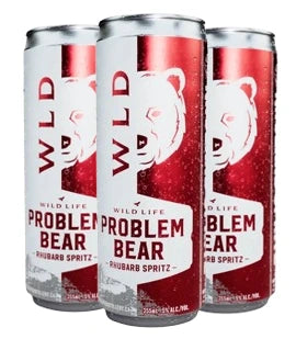 WILD LIFE PROBLEM BEAR RHUBARB SPRITZ 355ML 4PK CAN