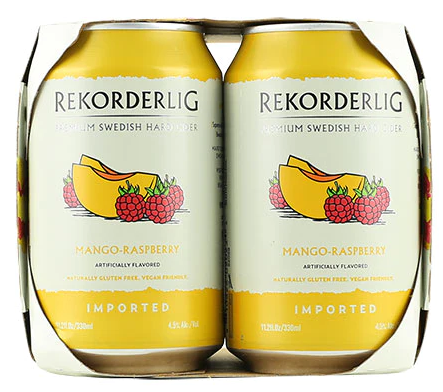 REKORDERLIG MANGO RASPBERRY CIDER 330ML 4PK CAN