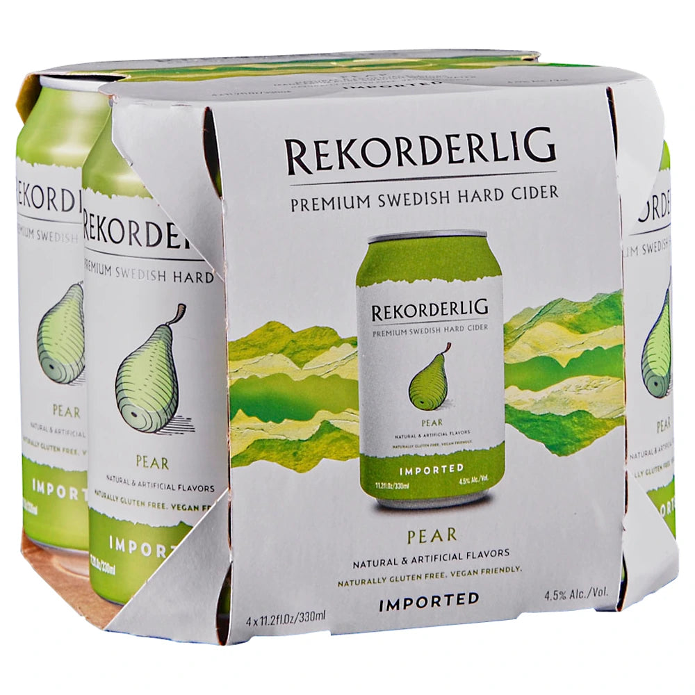 REKORDERLIG PEAR CIDER 330ML 4PK CAN