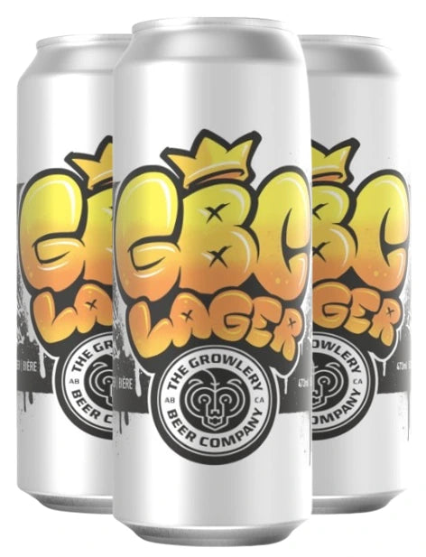 GROWLERY GBC LAGER 473ML 4PK CAN