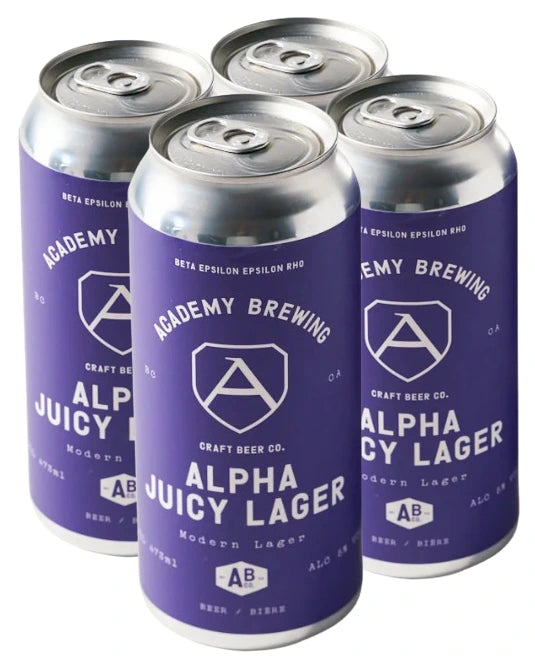 ACADEMY ALPHA JUICY LAGER 473ML 4PK CAN @ Kelowna [1047356]