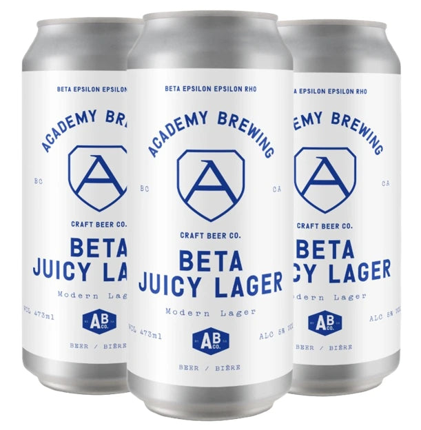 ACADEMY BREWING BETA JUICY LAGER 473ML 4PK CAN @ Kelowna [1047357]