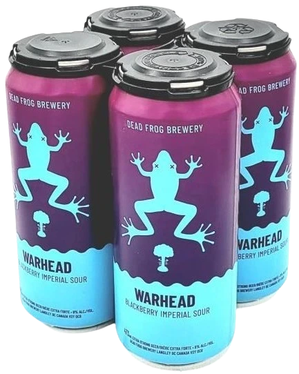 DEAD FROG WARHEAD BLACKBERRY IMPERIAL SOUR 473ML 4PK CAN @ Kelowna [1047408]