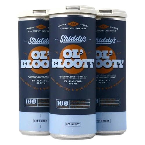 SHIDDYS OL' BLOOTY 355ML 4PK CAN