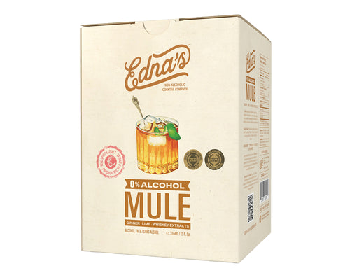 EDNAS 0% ALCOHOL MULE 355ML 4PK CAN