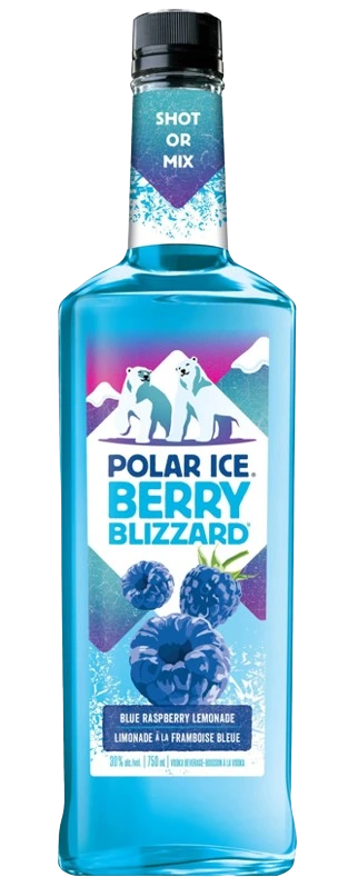POLAR ICE BERRY BLIZZARD VODKA 750ML