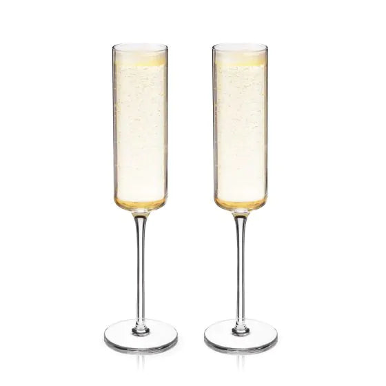 VISKI LAUREL WINE GLASSES CHAMPAGNE