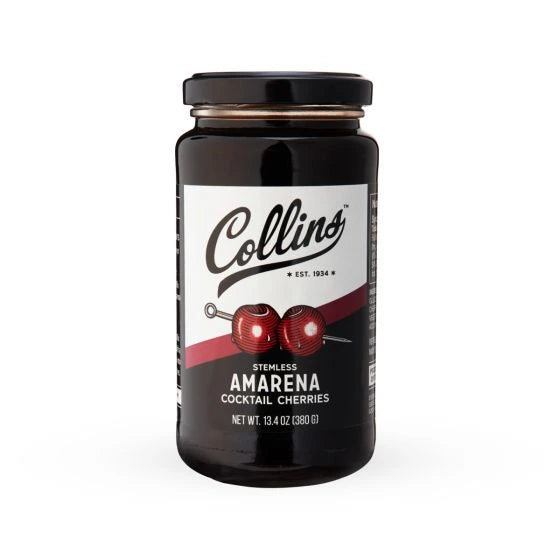 COLLINS AMARENA CHERRIES 13.4OZ