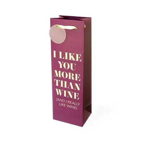 CAKEWALK I LIKE YOU MORE THAN I LIKE WINE GIFT BAG @ Kelowna [1047914]