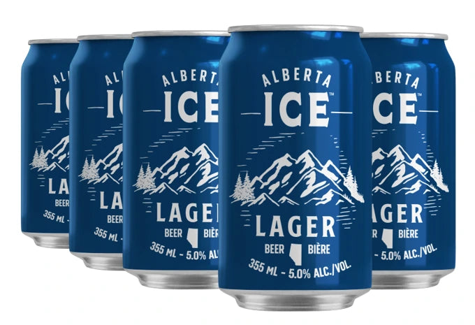 ALBERTA ICE LAGER 355ML 8PK CAN