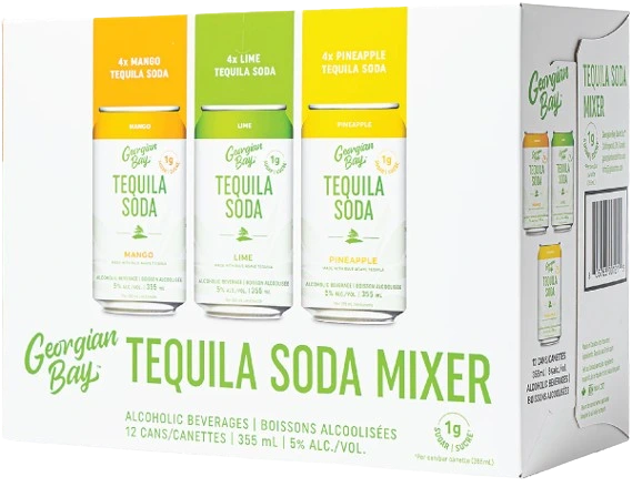 GEORGIAN BAY TEQUILA SODA MIXER 355ML 12PK CAN