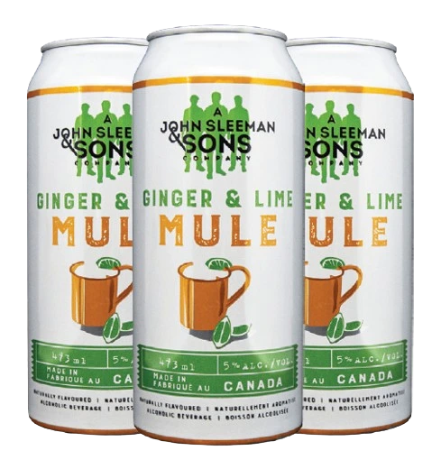 JOHN SLEEMAN & SONS GINGER & LIME MULE 473ML 4PK CAN