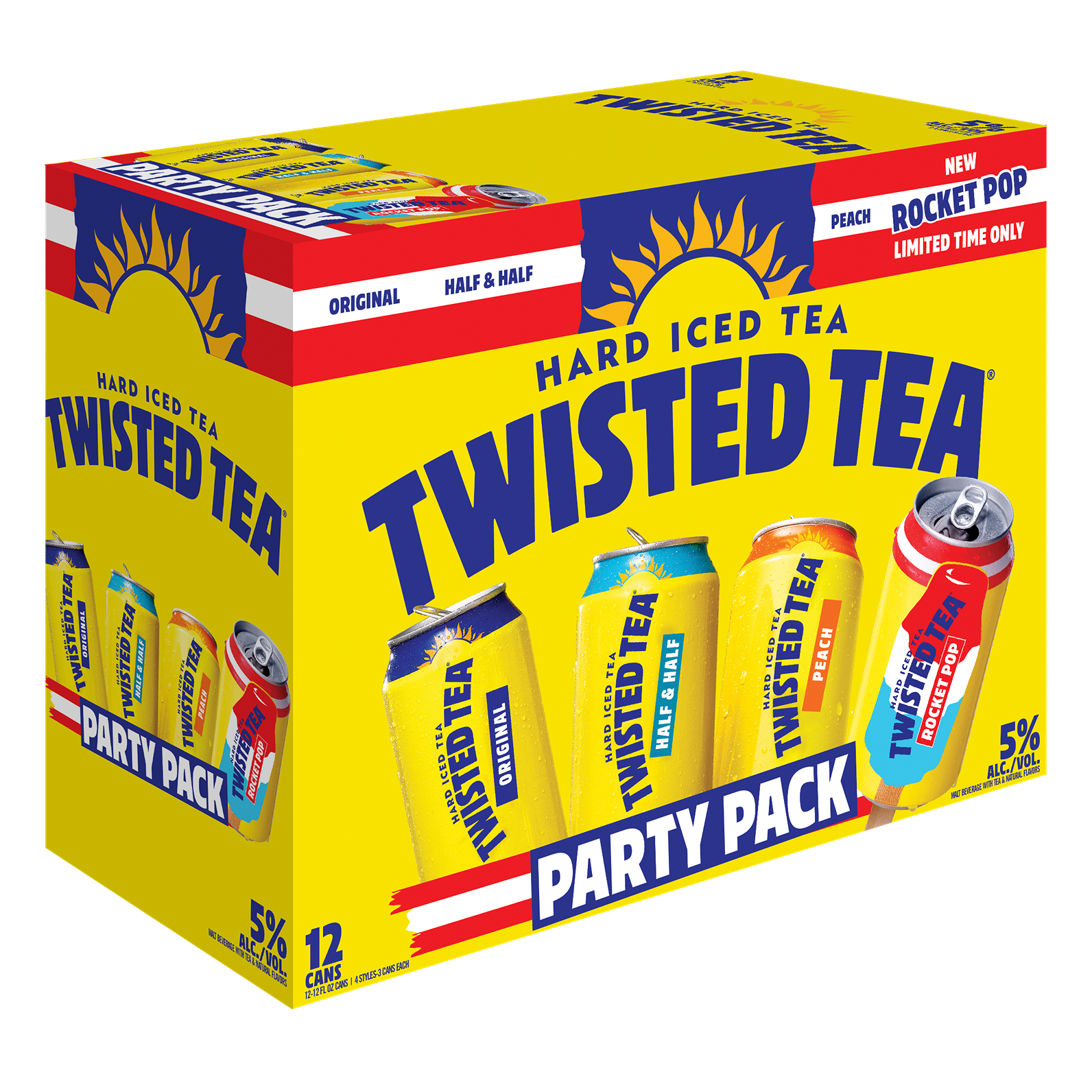 TWISTED TEA ROCKET POP VARIETY PACK 355ML 12PK CAN @ Kelowna [1048452]