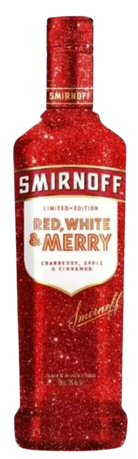 SMIRNOFF RED WHITE & MERRY VODKA 750ML