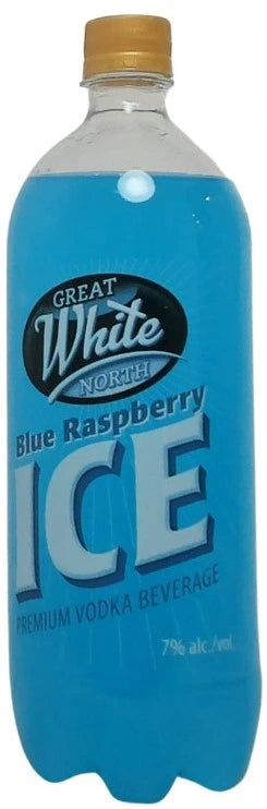 GREAT WHITE NORTH BLUE RASPBERRY ICE VODKA 1L