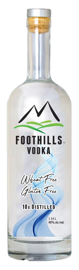 FOOTHILLS WHEAT FREE GLUTEN FREE VODKA 1.14L