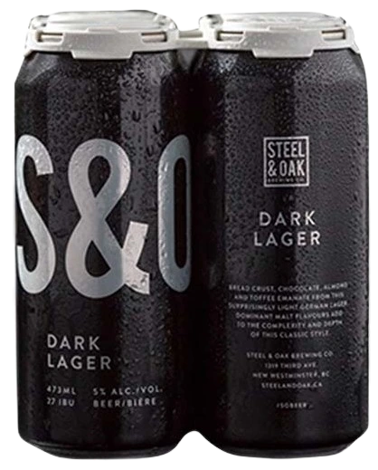 STEEL & OAK DARK LAGER 473ML 4PK CAN @ Kelowna [1050814]