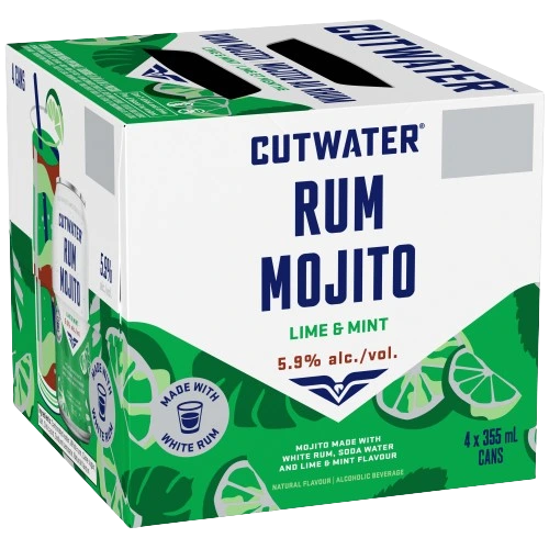 CUTWATER RUM MOJITO 355ML 4PK CAN