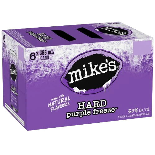 MIKES HARD PURPLE FREEZE 355ML 6PK CAN