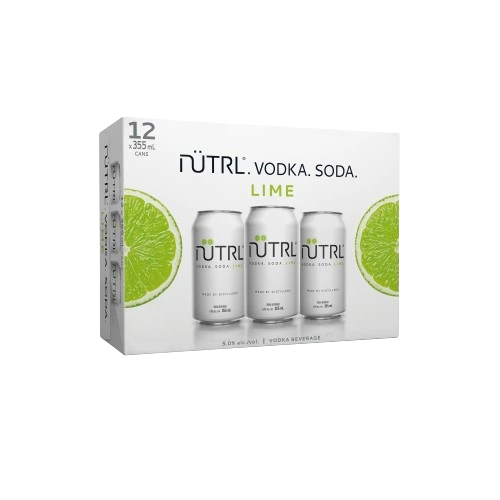 NUTRL VODKA SODA LIME 355ML 12PK CAN