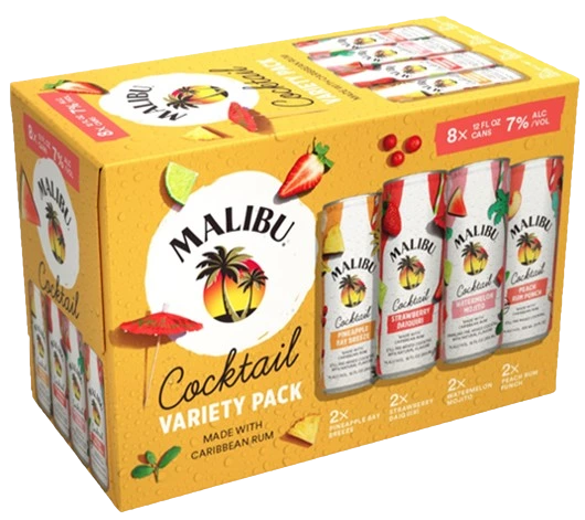 MALIBU COCKTAIL MIXER 355ML 8PK CAN