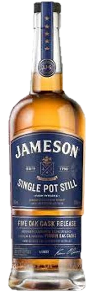 JAMESON SINGLE POT FIVE OAK CASK RELEASE IRISH WHISKEY 750ML @ Kelowna [1051403]