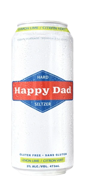 HAPPY DAD HARD SELTZER LEMON LIME 473ML CAN @ Kelowna [1051549]