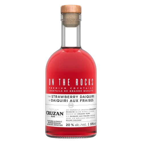 ON THE ROCKS CRUZAN STRAWBERRY DAIQUIRI 375ML