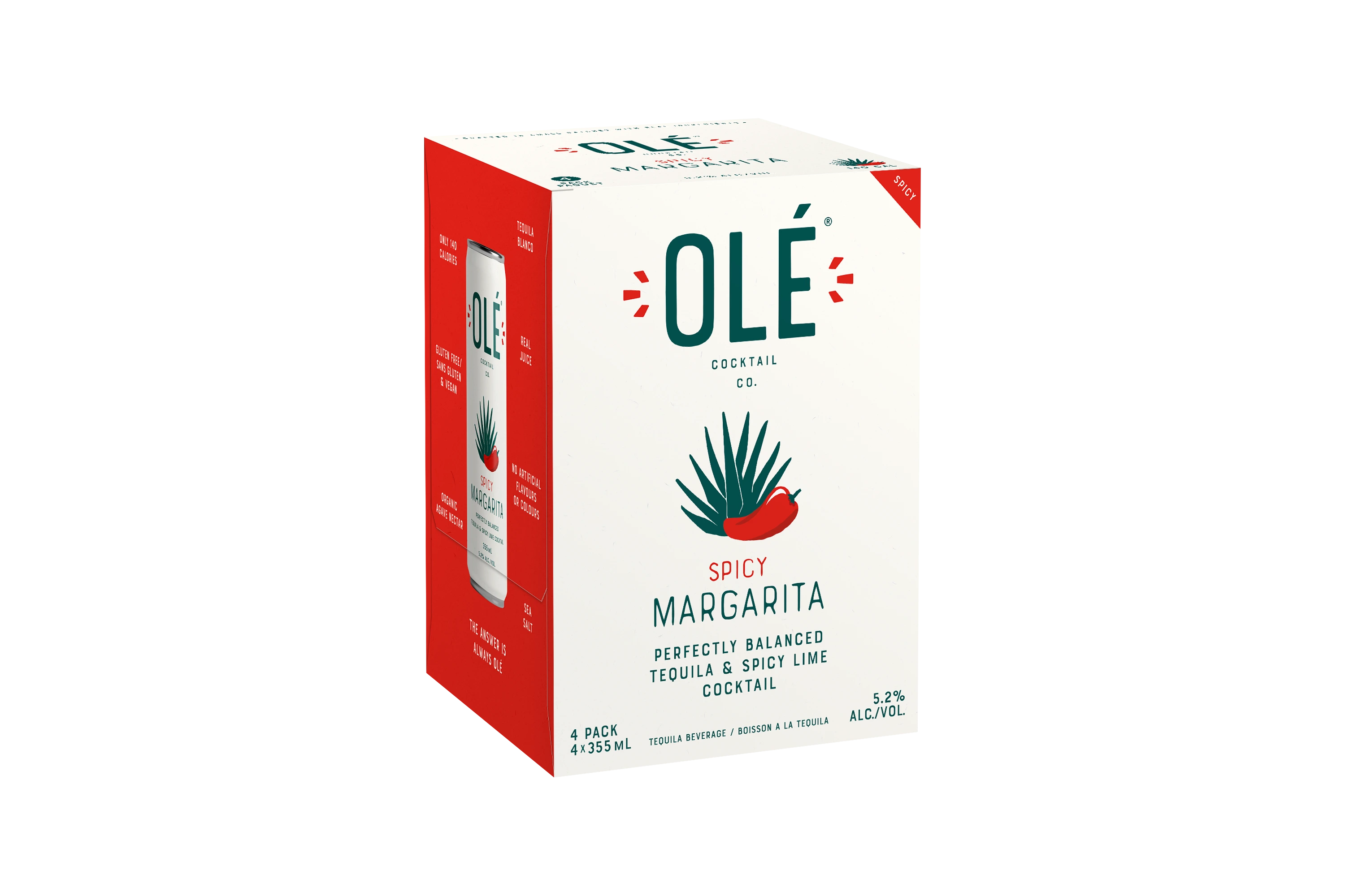 OLE COCKTAIL SPICY MARGARITA 355ML 4PK CAN @ Kelowna [1051895]