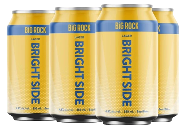 BIG ROCK BRIGHTSIDE LAGER 355ML 6PK CAN