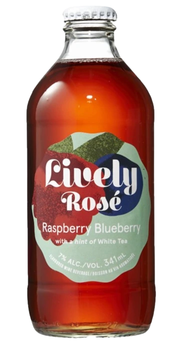 LIVELY ROSE RASPBERRY BLUEBERRY 341ML BTL @ Kelowna [1051971]