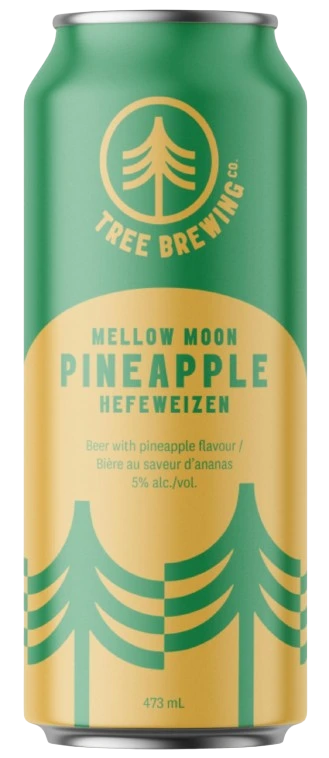 TREE BREW MELLOW MOON PINEAPPLE HEFEWEIZEN 473ML CAN