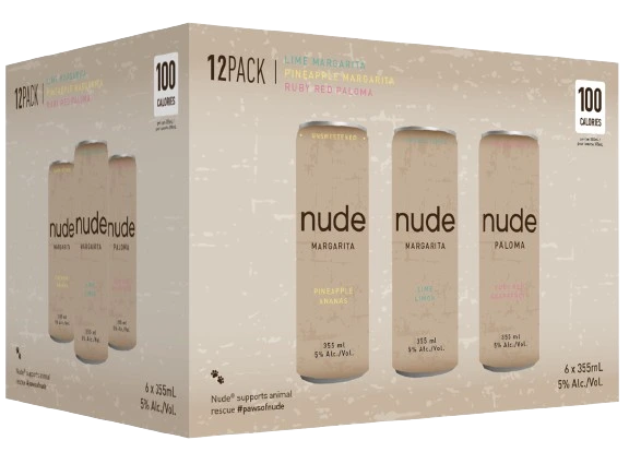 NUDE MARGARITA MIXER 355ML 12PK CAN