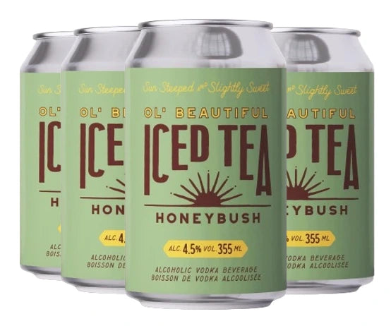 OL BEAUTIFUL HONEYBUSH HARD ICE TEA 355ML 6PK CAN