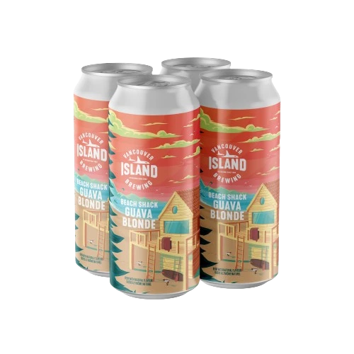 VANCOUVER ISLAND BEACH SHACK GUAVA BLONDER 473ML 4PK CAN