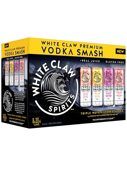 WHITE CLAW VODKA SMASH MIX 355ML 8PK CAN @ Kelowna [1052135]