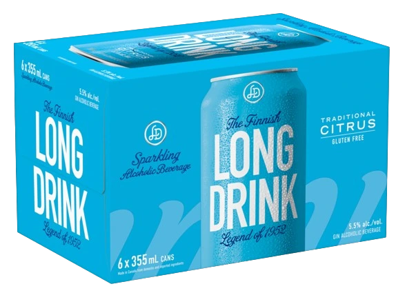 FINNISH LONG DRINK TRADITIONAL CITRUS 355ML 6PK CAN