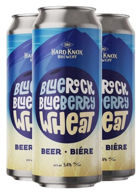 HARD KNOX BLUE ROCK BLUEBERRY WHEAT ALE 473ML 4PK CAN