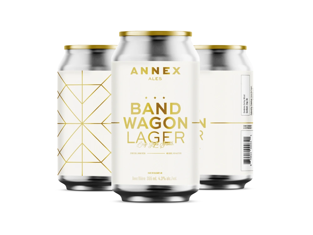 ANNEX BAND WAGON LAGER 355ML 6PK CAN