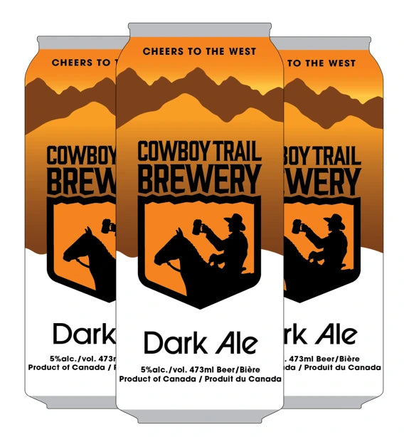 COWBOY TRAIL DARK ALE 473ML 4PK CAN