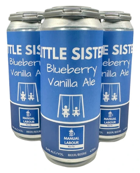 MANUAL LABOUR LITTLE SISTER BLUEBERRY VANILLA 473ML 4PK CAN