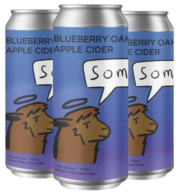 SOMA BLUEBERRY OAK APPLE CIDER 473ML 4PK CAN