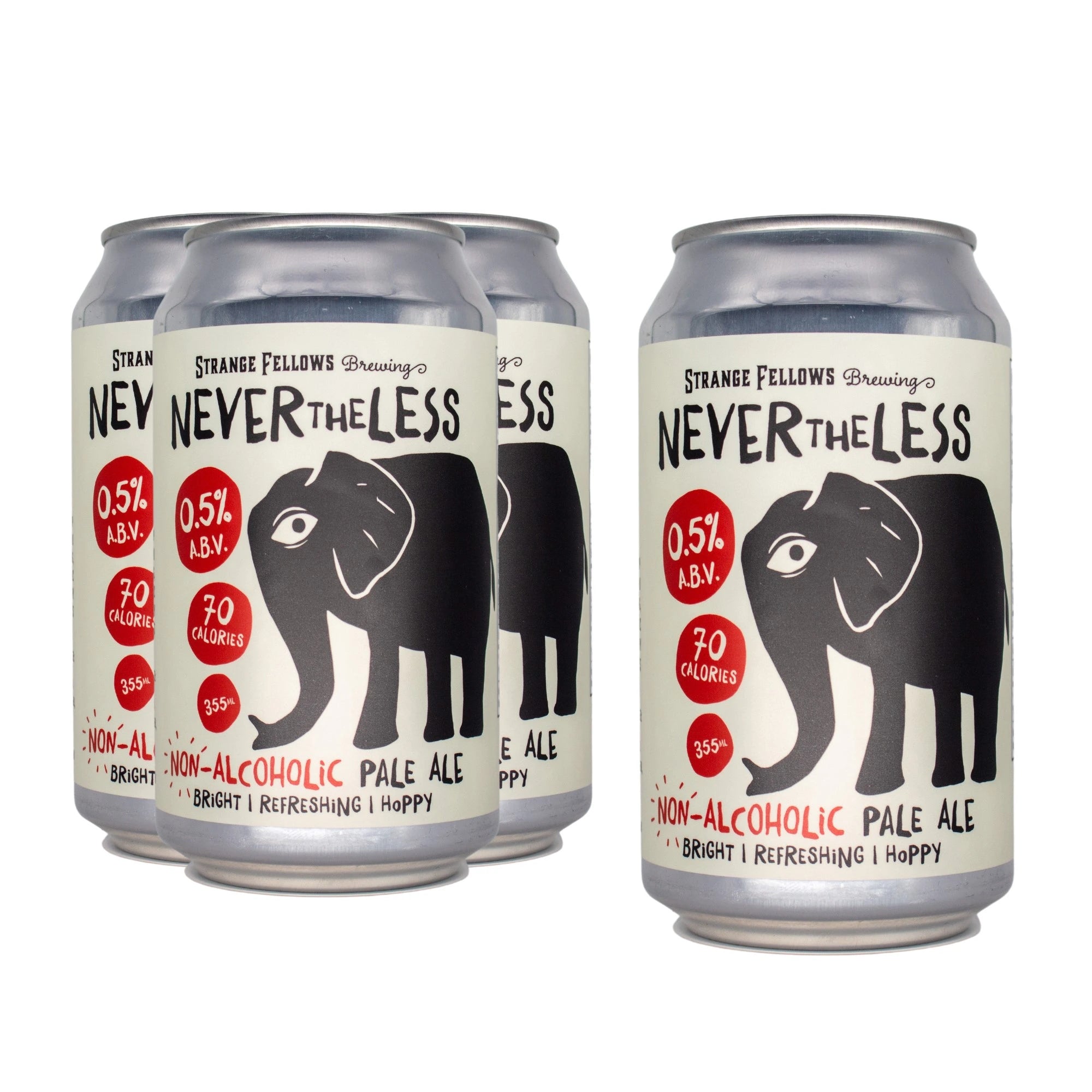 STRANGE FELLOWS NEVER THE LESS N/A PALE ALE 355ML 4PK CAN @ Kelowna [1054314]