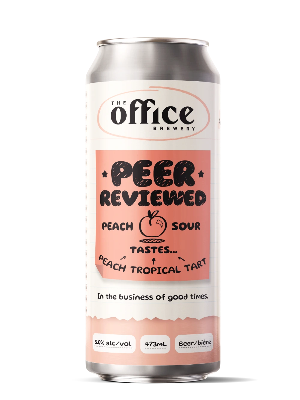 THE OFFICE PEER REVIEWED PEACH SOUR 473ML CAN @ Kelowna [1055090]