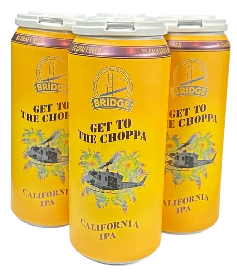 BRIDGE GET TO THE CHOPPA CALIFORNIA IPA 473ML 4PK CAN @ Kelowna [1055149]