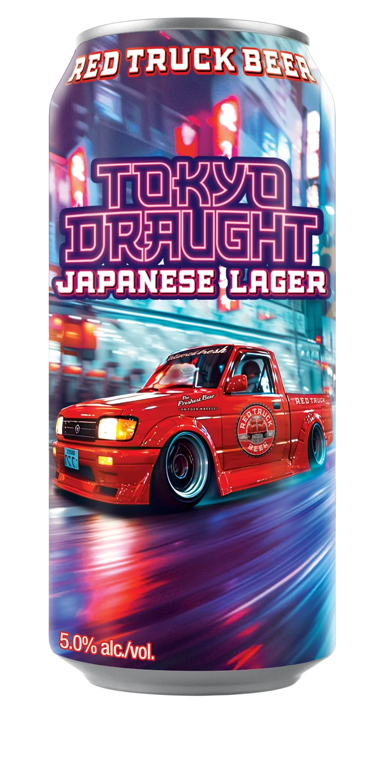 RED TRUCK TOKYO DRAUGHT JAPANESE LAGER 473ML CAN @ Kelowna [1055442]