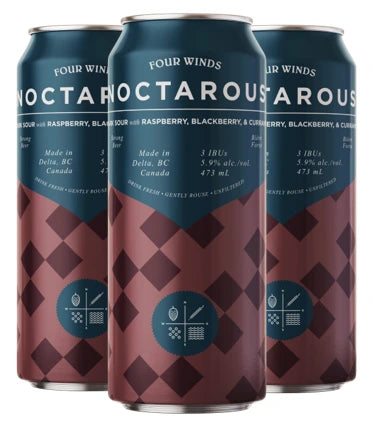 FOUR WINDS NOCTAROUS DARK SOUR 473ML 4PK CAN @ Kelowna [1055444]